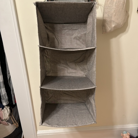 Container Store Gray Hanging Sweater Storage - Picture 2 of 5